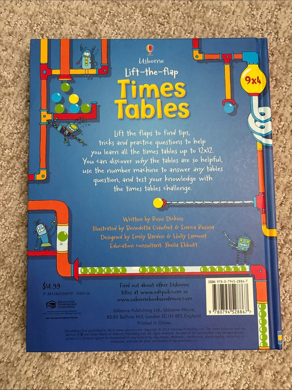 Usborne Lift-the-Flap Times Tables Book